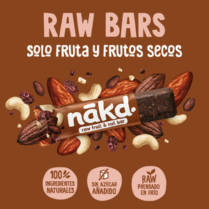 Barras 100% Naturales Sabor Cocoa 4/35g