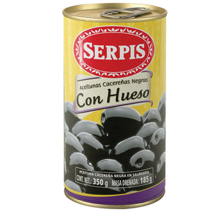 Aceituna Negra Cacereña con Hueso 350 g